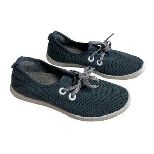 Allbirds Womens Tree Skipper Blue Wool Lace Up Sneakers Size 6